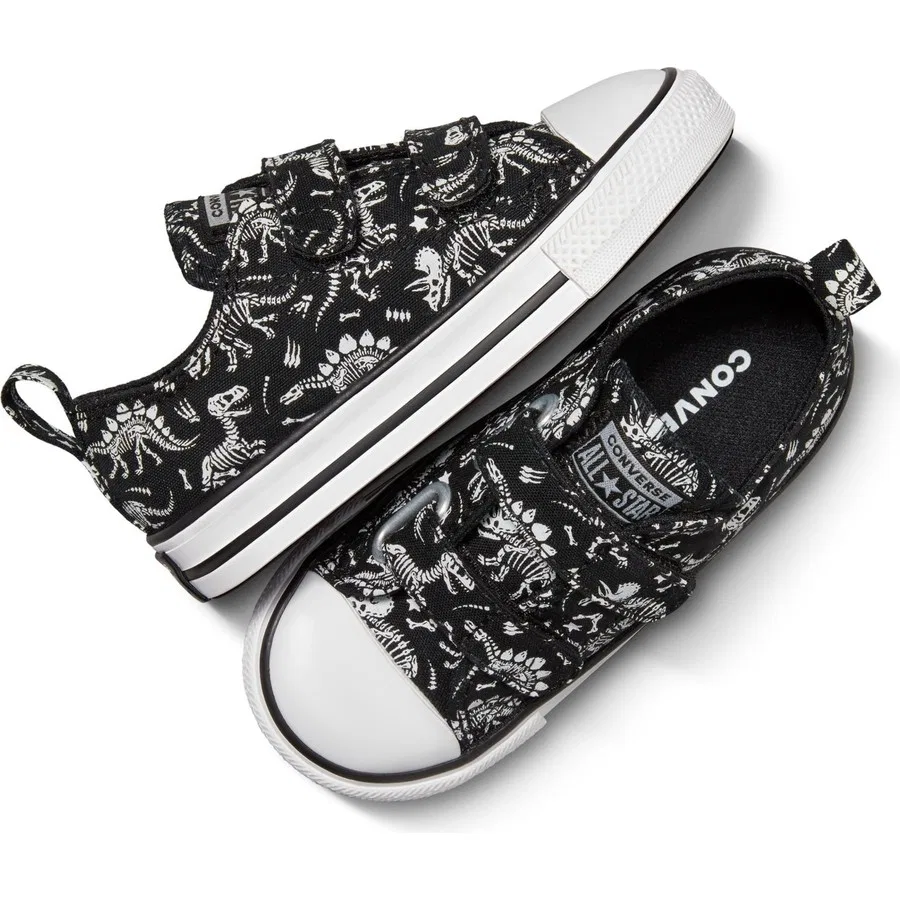 Кеды с принтом динозавров Chuck Taylor All Star Dinos Converse, Черно-белый