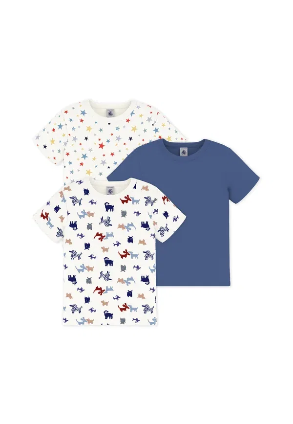 Комплект из 3 маек Petit Bateau, мультиколор