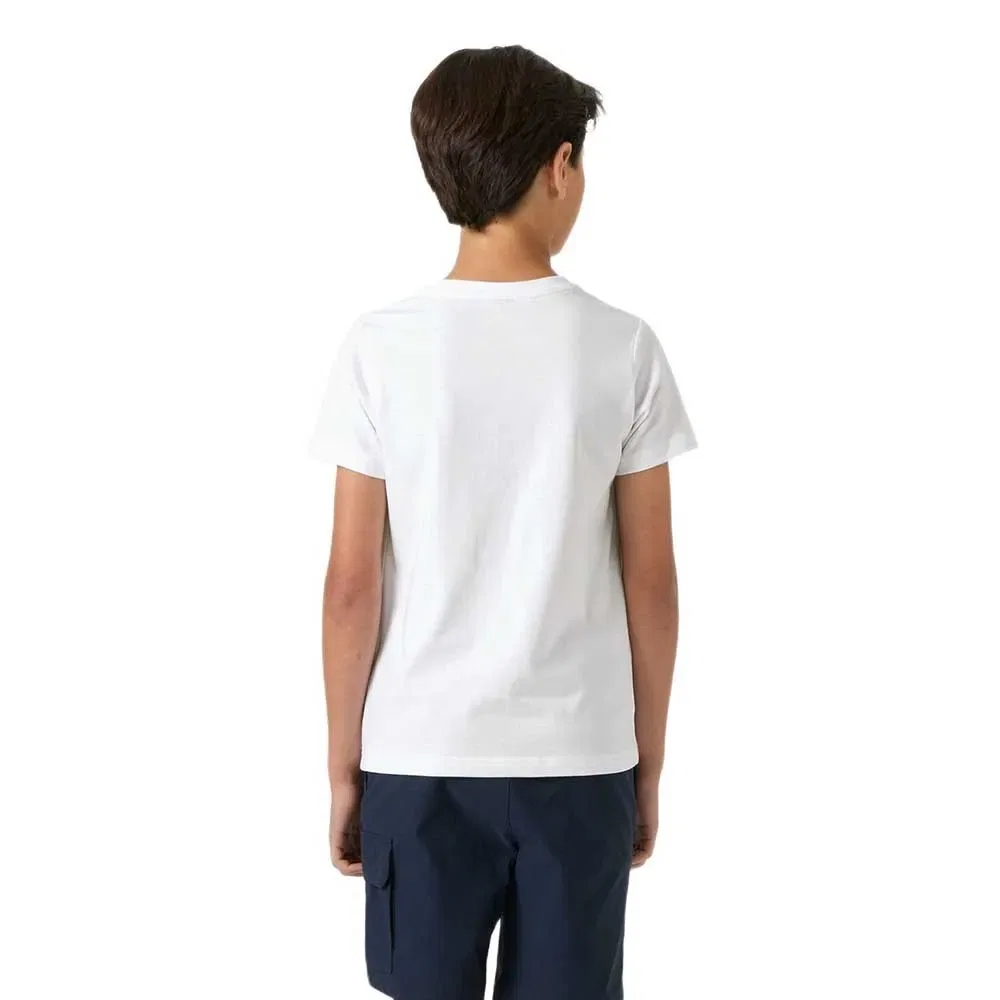 Детская футболка для мальчиков хлопковая Helly hansen, White — фото 2