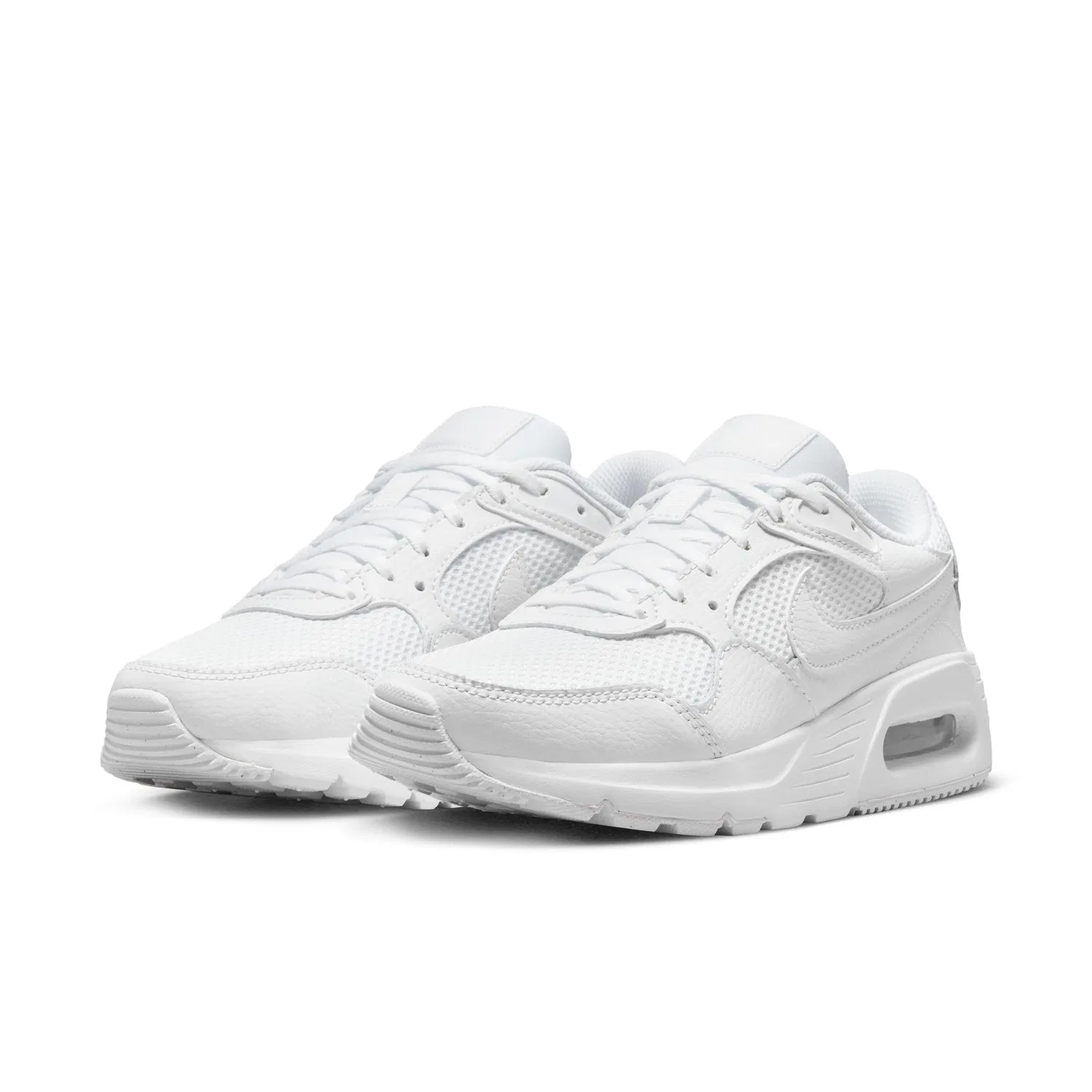 Детские кроссовки для мальчиков с шнуровкой NIKE Air Max SC NIKE, White — фото 2