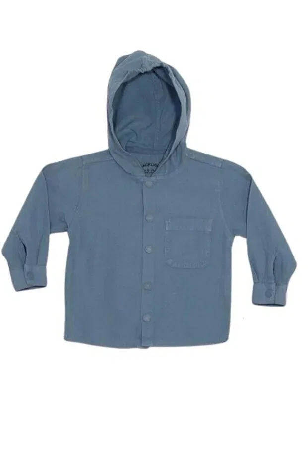 Детская куртка для мальчиков с капюшоном Zekids, Blue