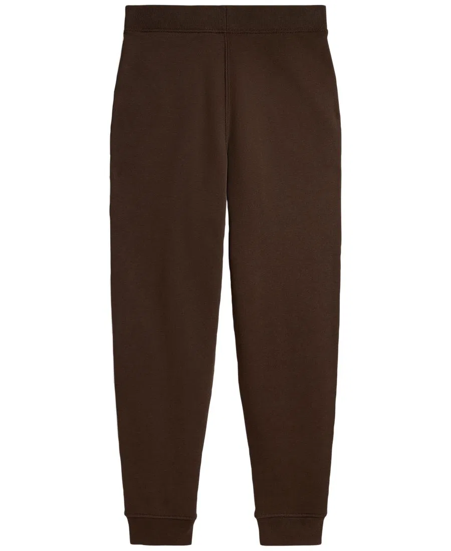 Детские спортивные брюки из флиса с завязками, модель Fleece Jogger Polo Ralph Lauren, Nutmeg Brown — фото 2