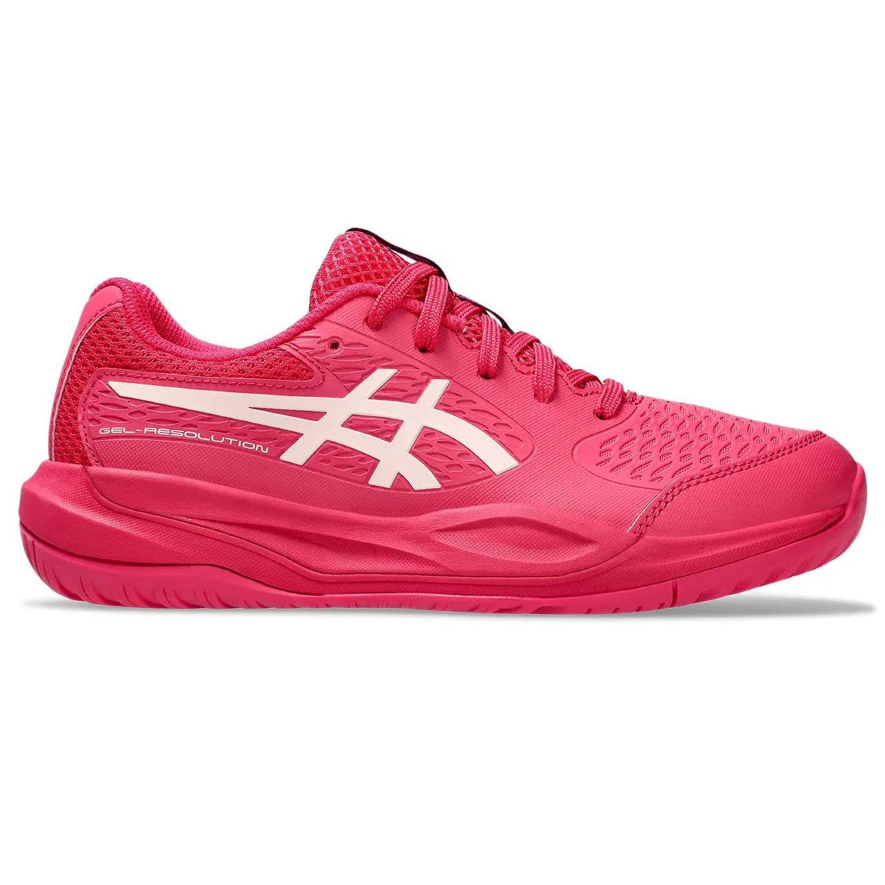 Детские кроссовки для мальчиков с максимальной амортизацией Gel-resolution X Gs ASICS, Bright Rose Cream — фото 3