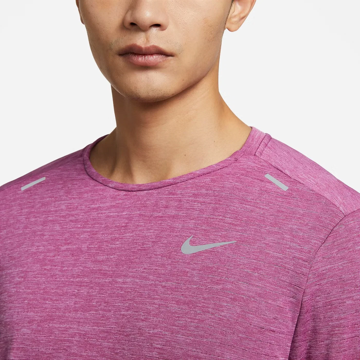Футболка с принтом Repel Element Run Top Nike, фиолетовый — фото 2