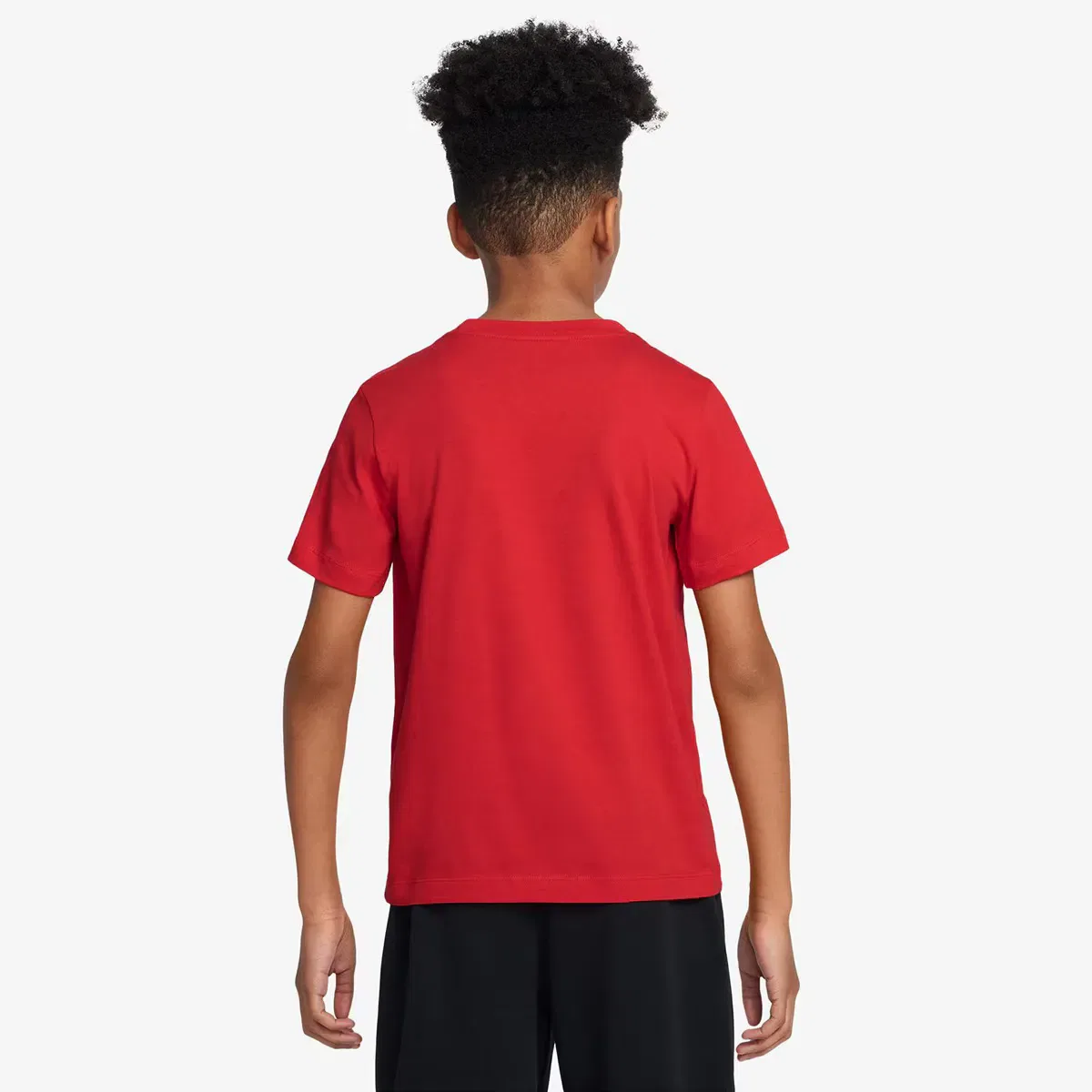 Детская футболка для мальчиков хлопковая K Nsw Tee Emb Futura Lbr Nike, Rojo — фото 2
