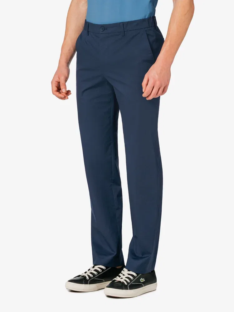 Чиносы зауженные LACOSTE, Royal Blue — фото 3
