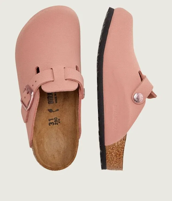 Детские сандалии-мюли Boston с брендом Birkenstock, Rosa — фото 4