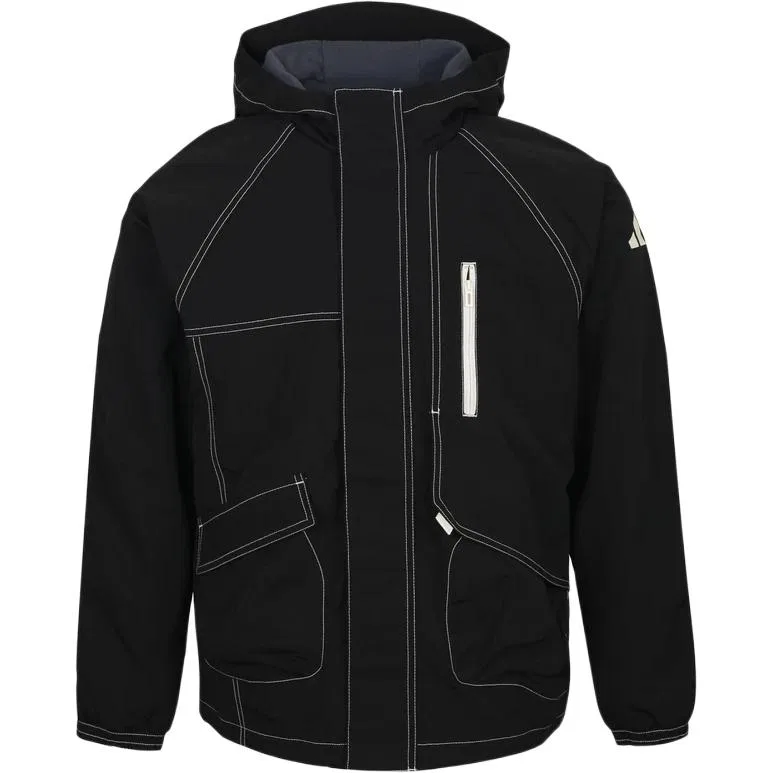 Детская куртка с капюшоном Adidas Moderate, Black