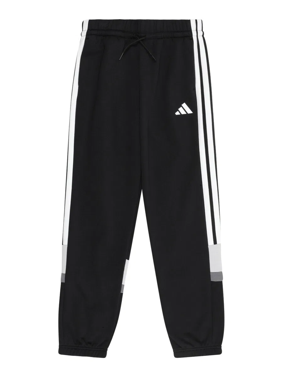 Спортивные брюки ADIDAS SPORTSWEAR зауженного кроя, черные