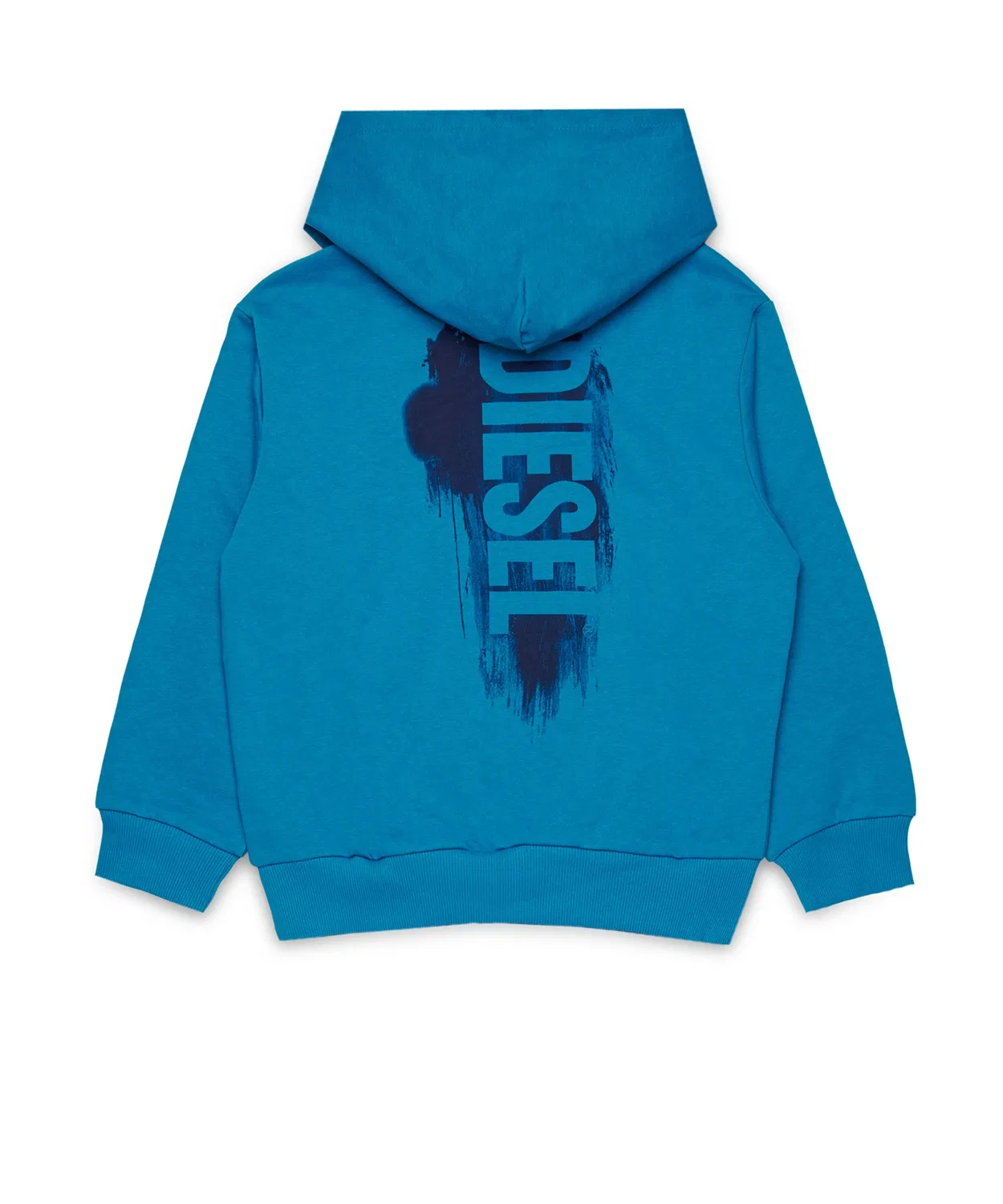Детское худи с длинным рукавомс брендовым логотипом DIESEL KIDS, Blue