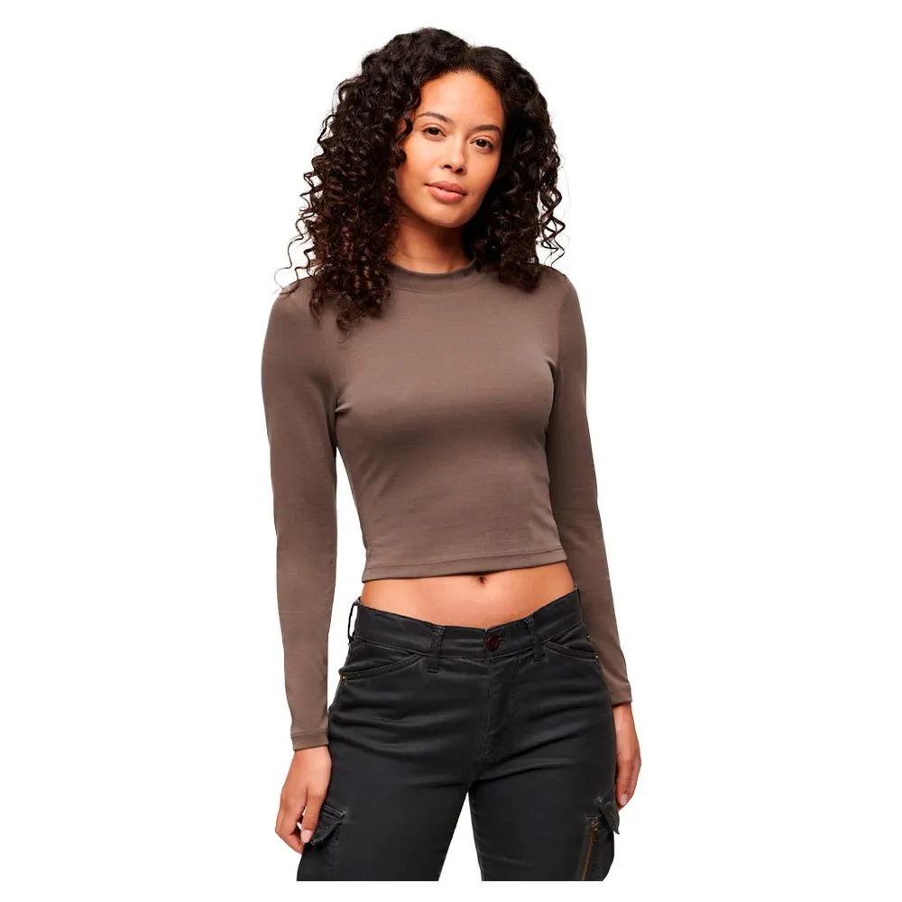 

Футболка Superdry Open Back, коричневый
