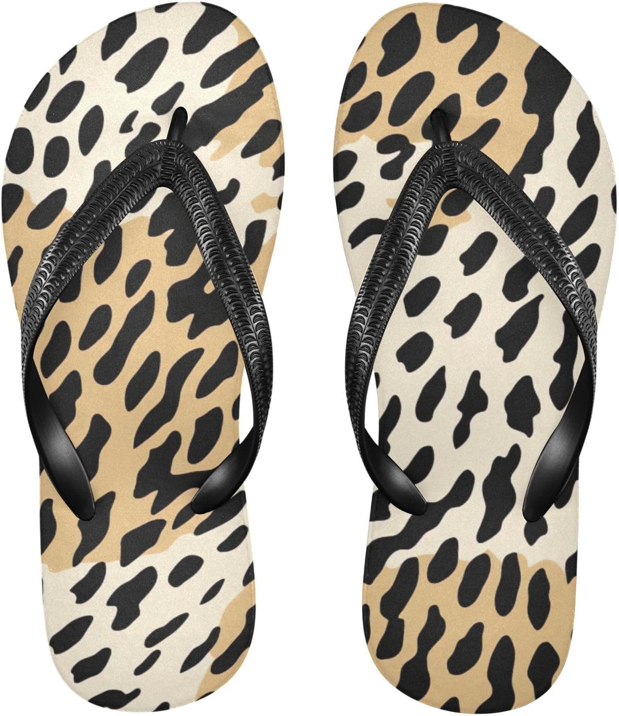 

Золотистые шлепанцы с леопардовым принтом, пляжные летние повседневные сандалии для женщин и мужчин, тапочки для душа, размер XS Kfbe