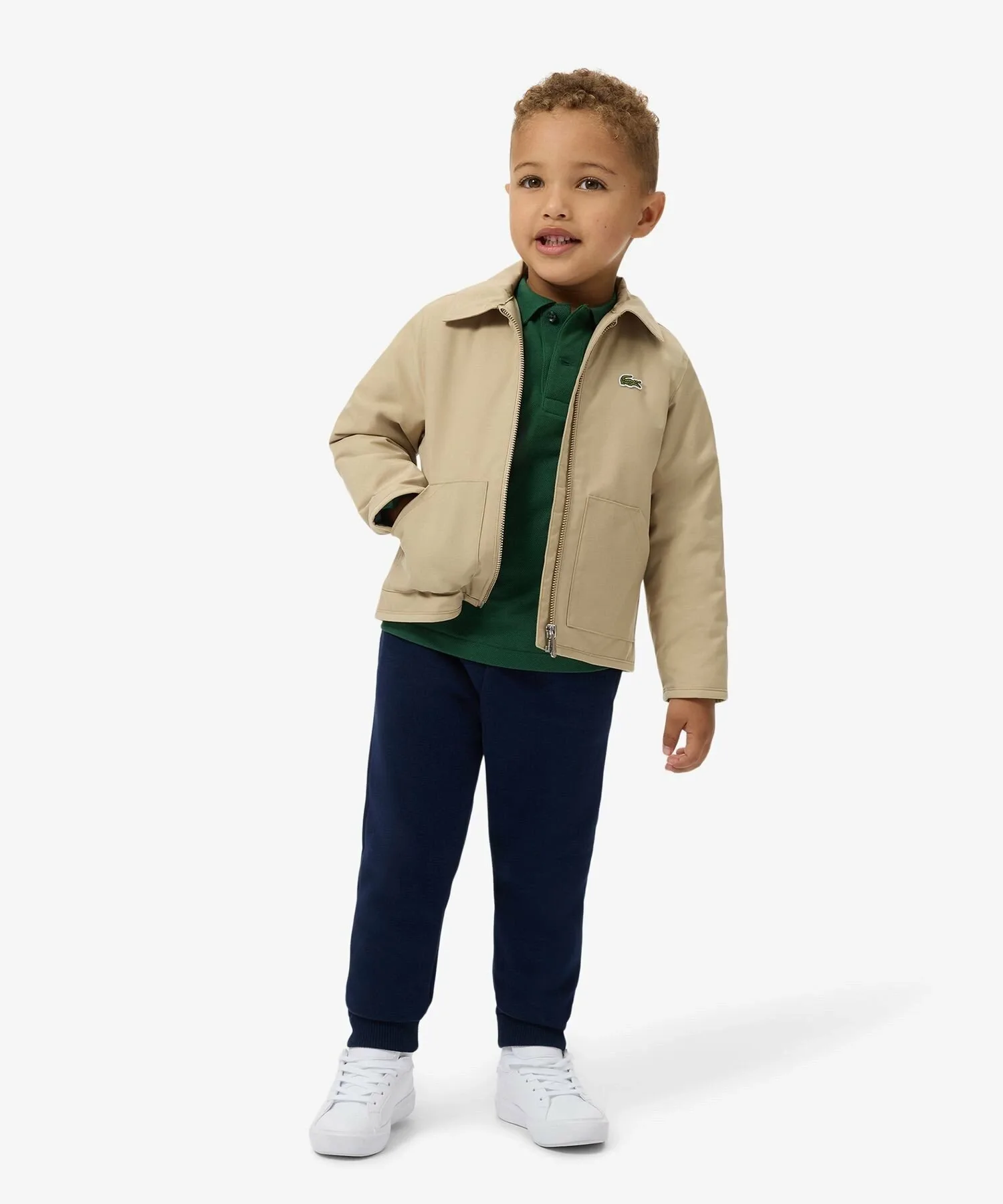 Детские простые спортивные штаны LACOSTE, Navy