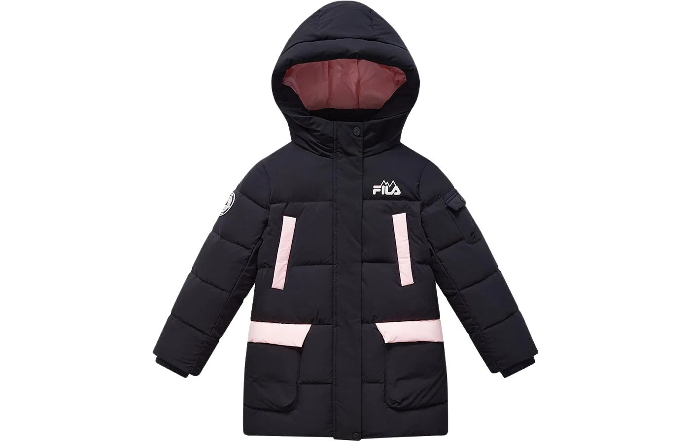 Детский пуховик с наполнителем Pitch Black FILA KIDS, Pitch Black