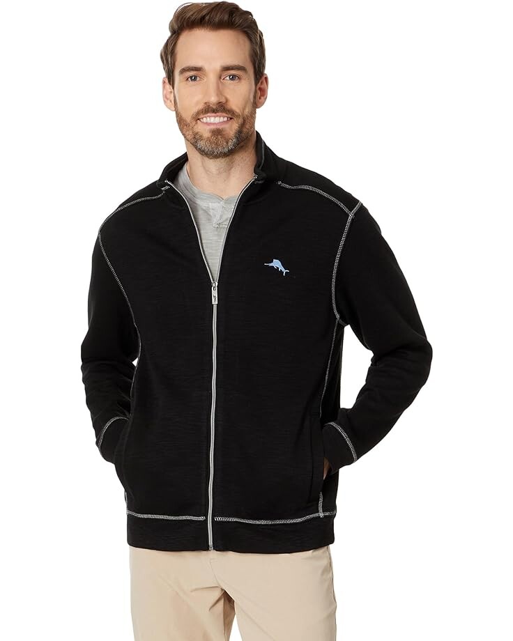 

Куртка Tommy Bahama Full Zip Fleece, черный