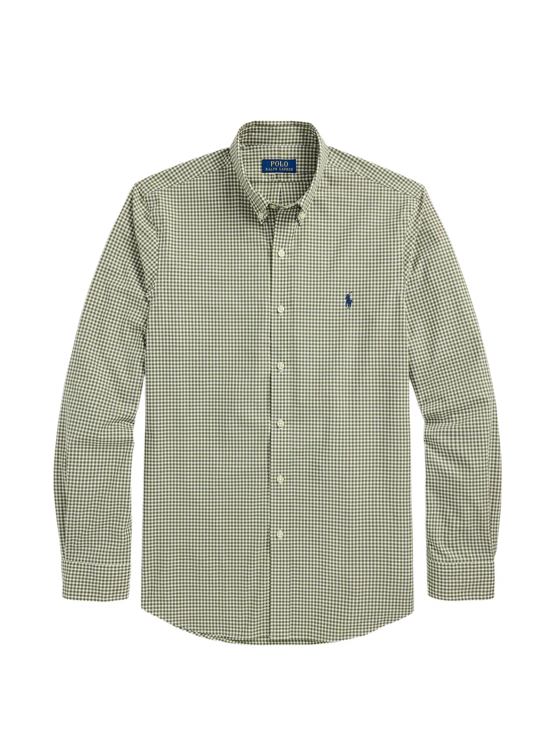 Рубашка в клетку зеленая Polo Ralph Lauren, зеленый
