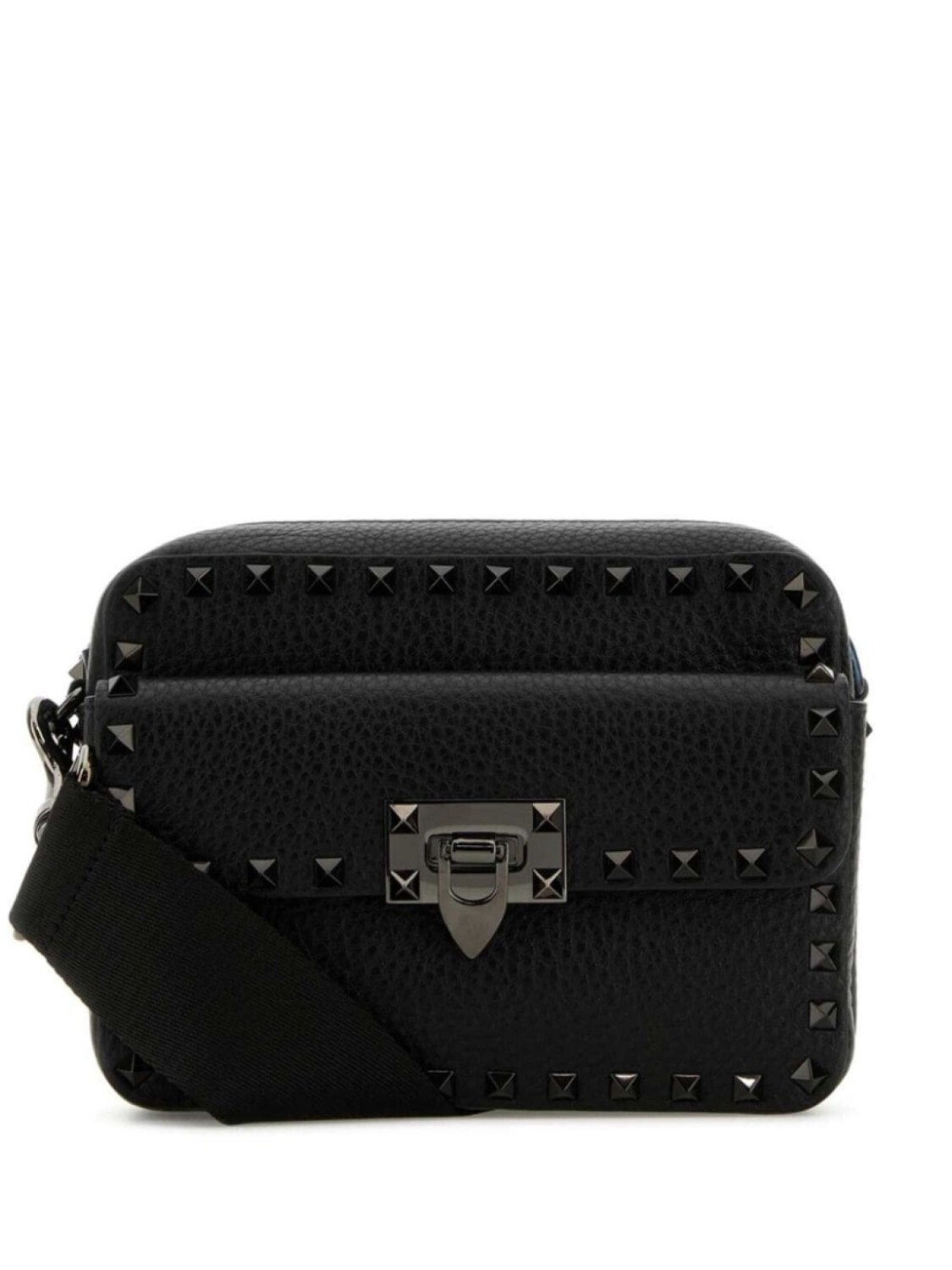 

Valentino Garavani кожаная сумка через плечо Rockstud, черный