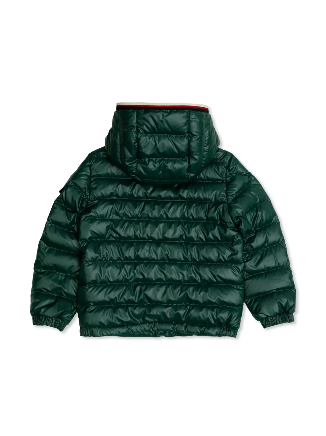 Moncler Детская Пуховка Зеленого Цвета — фото 4