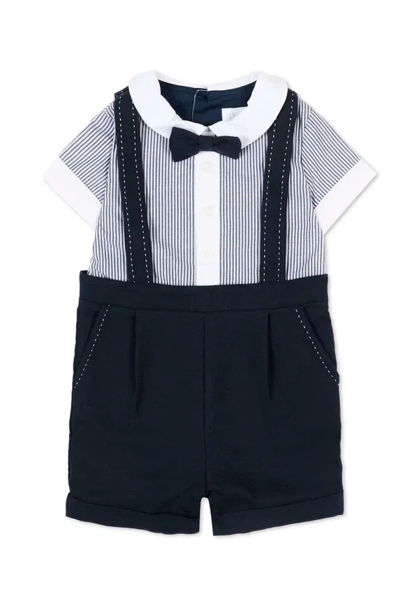Комплект из рубашки и шорт, хлопок, Set - shirt, Patachou, синий