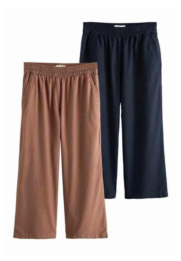 Брюки из вельвета Regular fit - stretch 2 pack Next navy stone, темно-синий