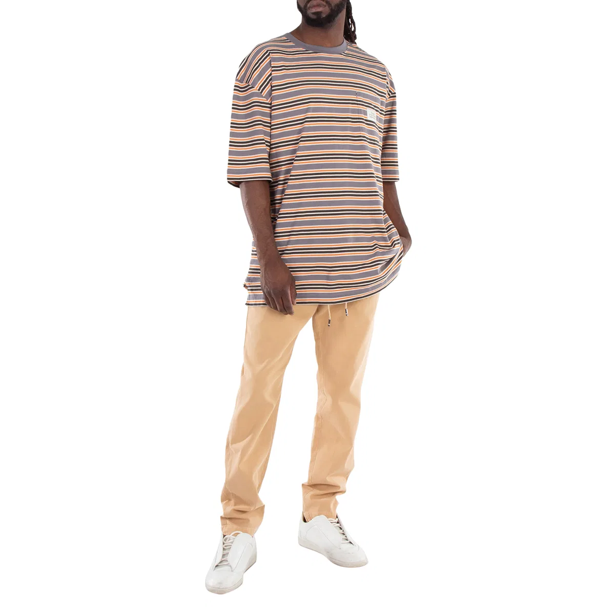 Брюки спортивные с эластичным поясом Harlem Stretch Cotton Tommy Hilfiger, Khaki — фото 3