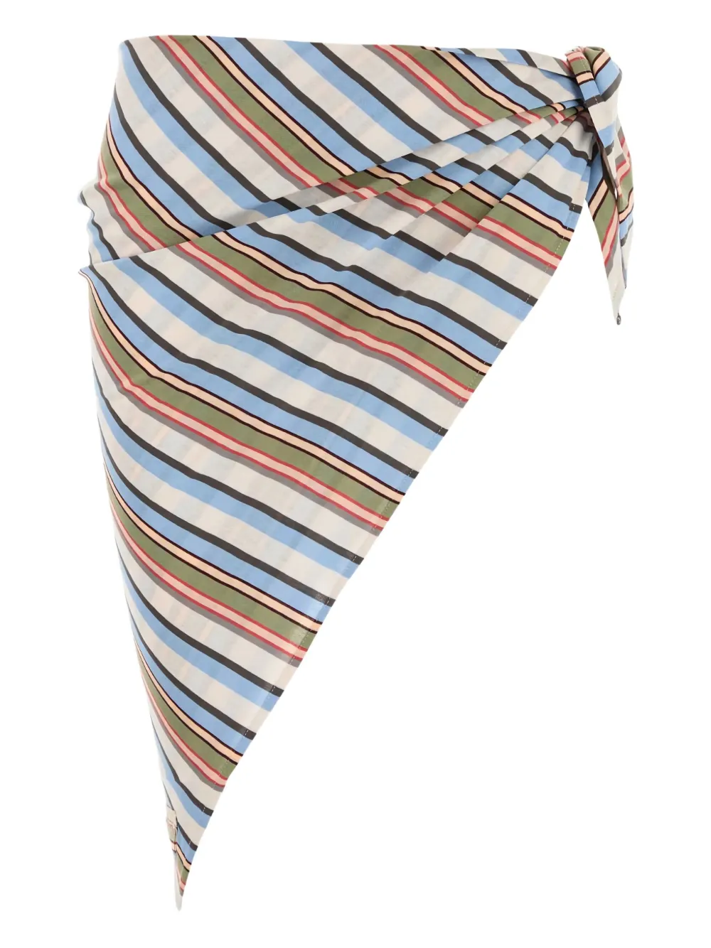 

Саронг в полоску Prada, белый