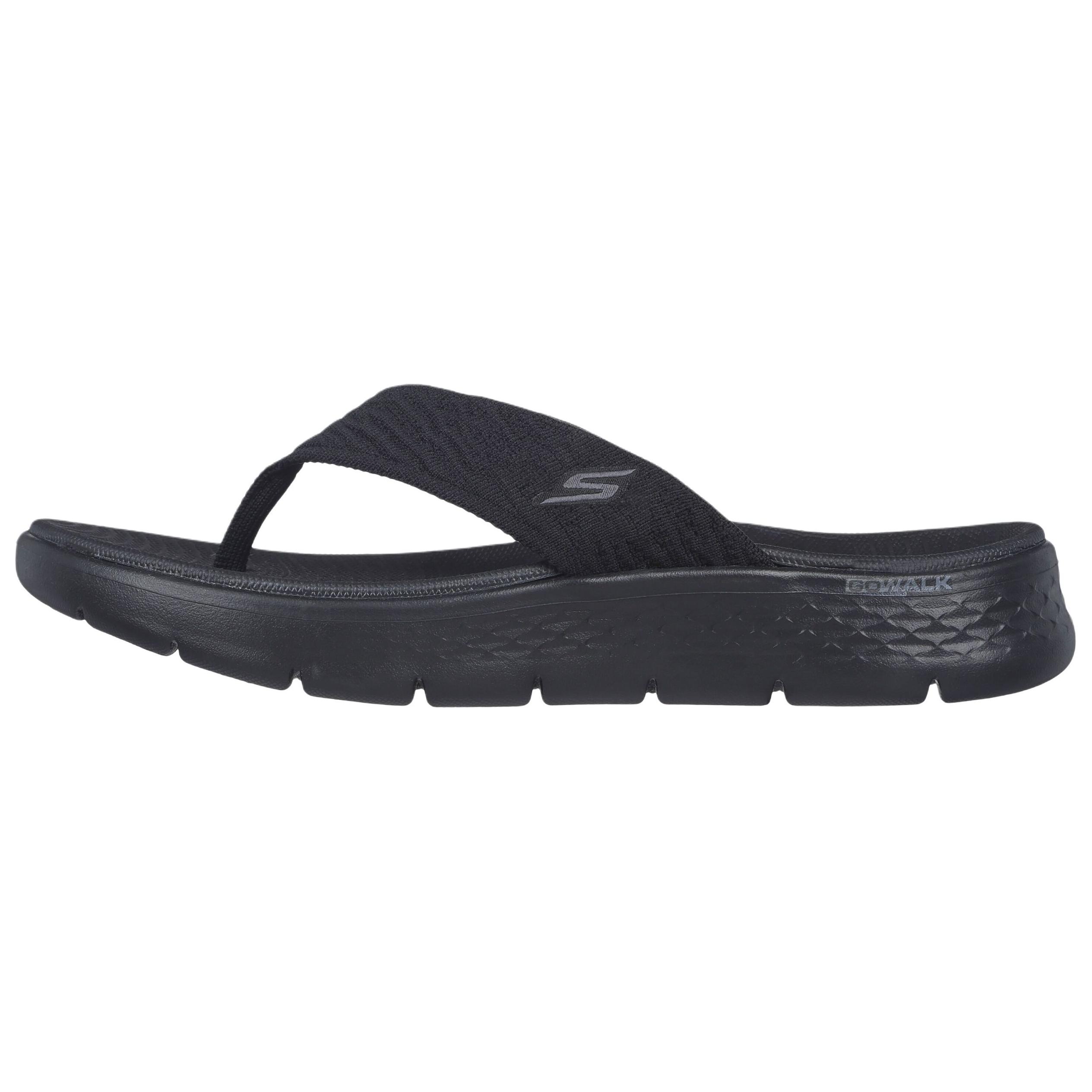 Шлепанцы Go Walk Fle женские черные Skechers, Black