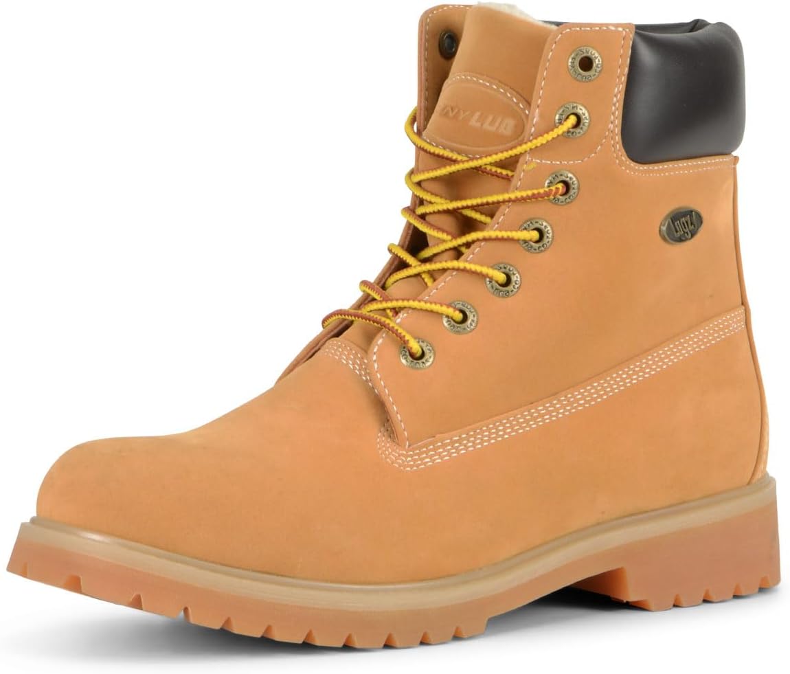 

Мужские ботинки Lugz Convoy Fleece Classic Chukka высотой 15 см, золотой