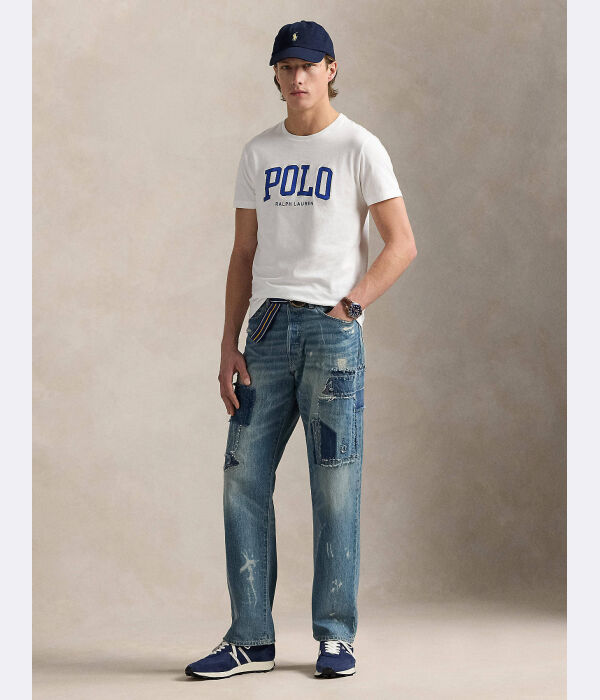 Футболки Custom slim fit Polo Ralph Lauren, белый — фото 3