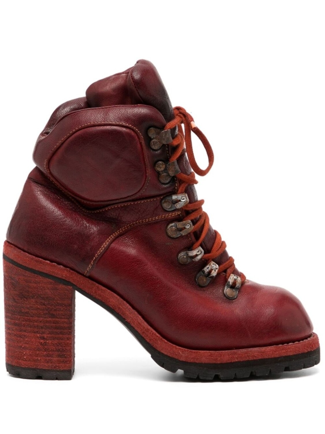

Guidi ботильоны R19AV 100 на шнуровке, красный