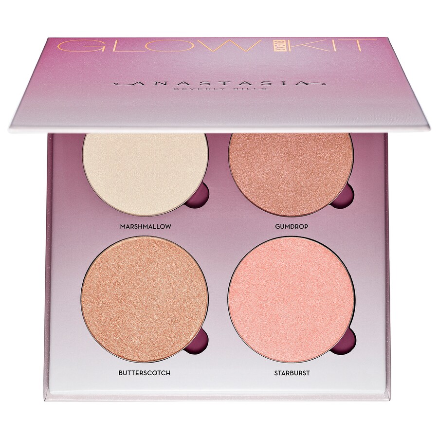 

Набор пудровых хайлайтеров Sugar Glow Kit Anastasia Beverly Hills, Marshmallow/Gumdrop/Butterscotch/Starburst
