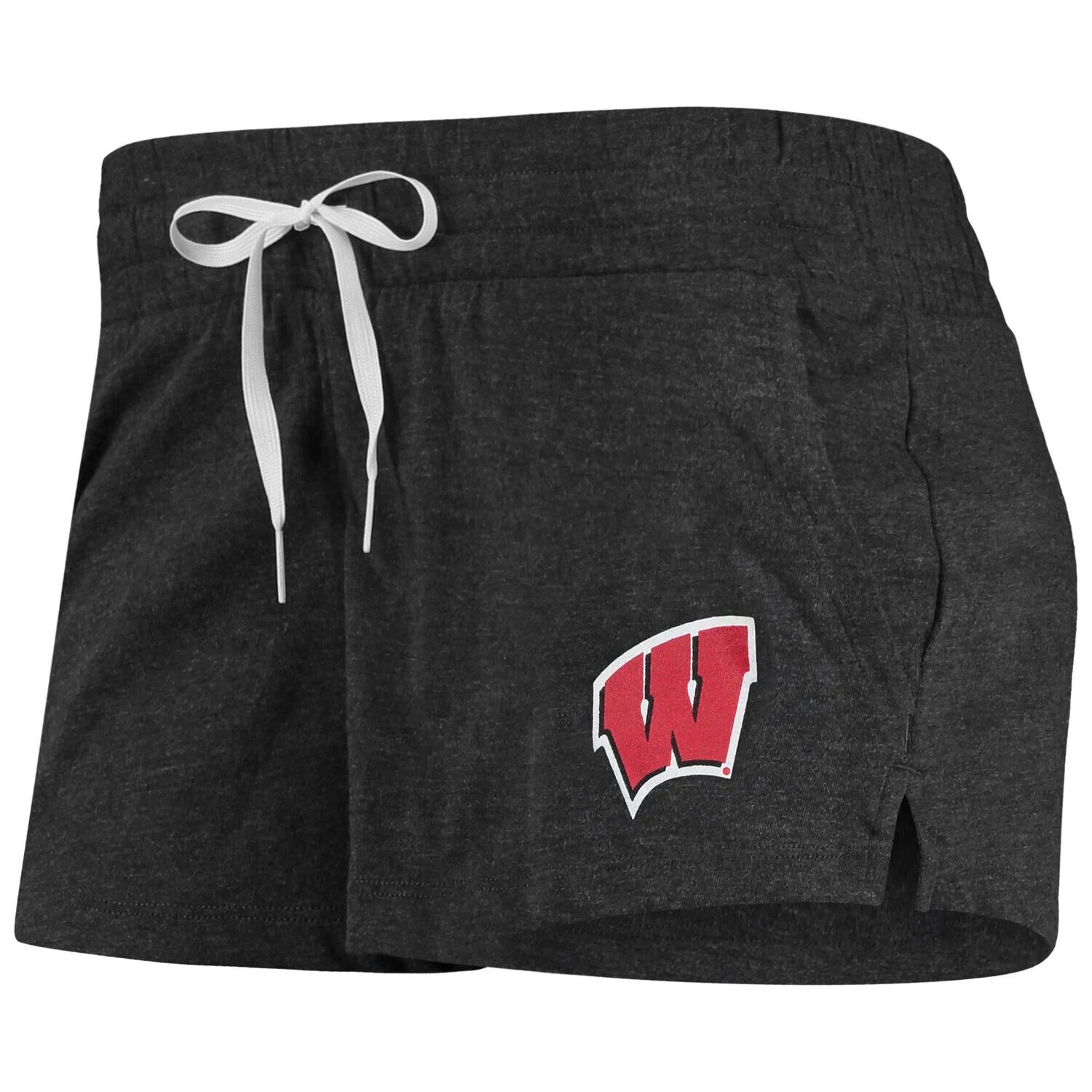 

Женские хлопковые шорты с принтом Under Armour Black Wisconsin Badgers Performance Under Armour