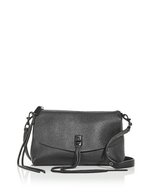

Кожаная сумка через плечо Darren Rebecca Minkoff, цвет Black, Черный, Кожаная сумка через плечо Darren Rebecca Minkoff, цвет Black
