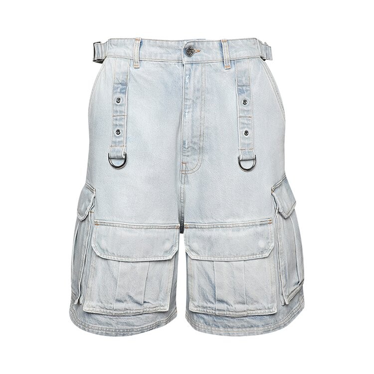 

Шорты Vetements Multipocket Cargo Denim Shorts, синий