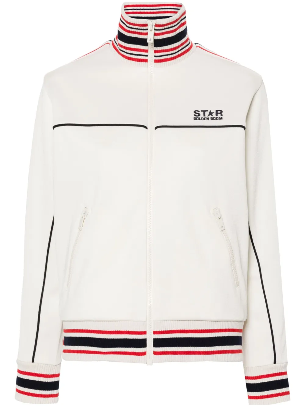 

Бомбер с вышитым логотипом GOLDEN GOOSE, нейтральный