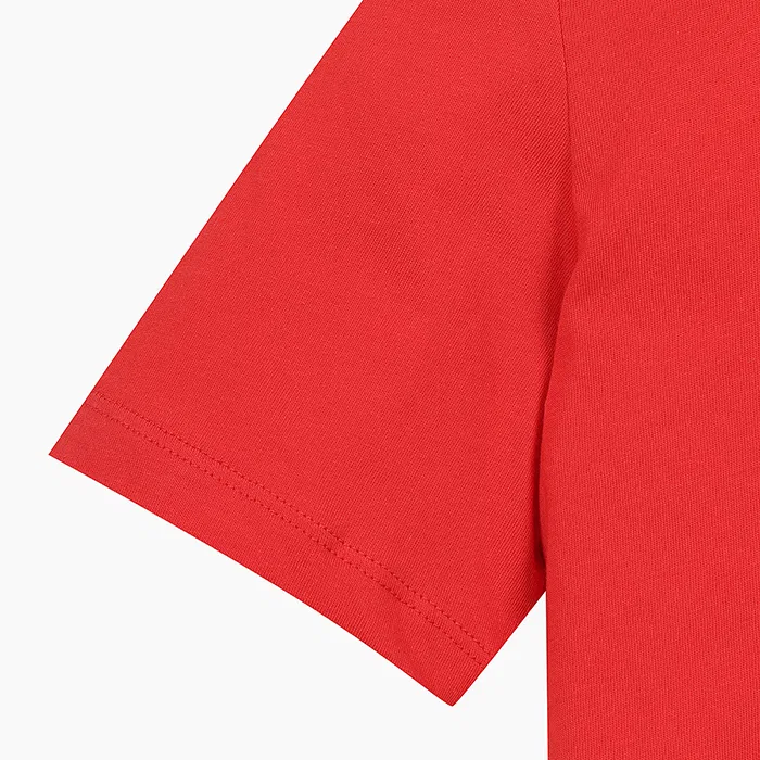 Детская красная футболка с графическим принтом от Benetton Kids — фото 4