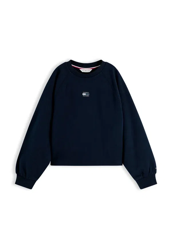 Толстовка Tommy Hilfiger Tonal flag sweatshirt, темно-синий — фото 4