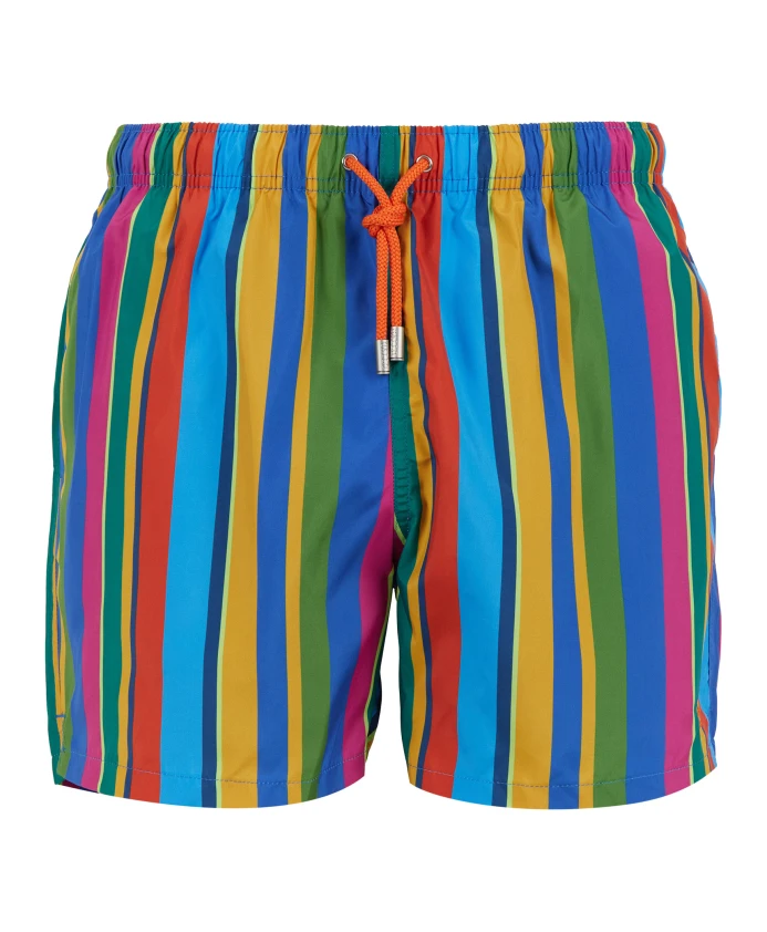 

Мужские синие плавки в разноцветную полоску Gallo, мультиколор