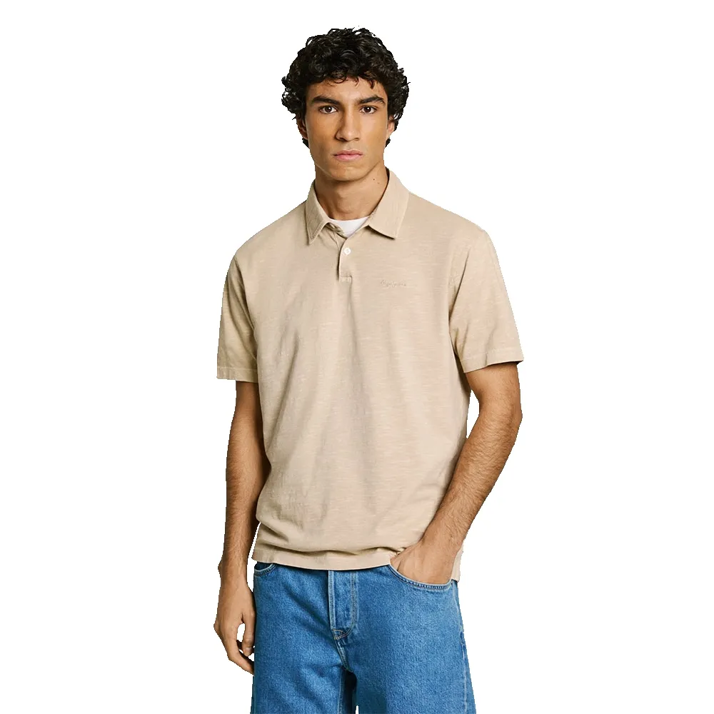 

Поло с коротким рукавом Pepe Jeans New Oliver GD, бежевый