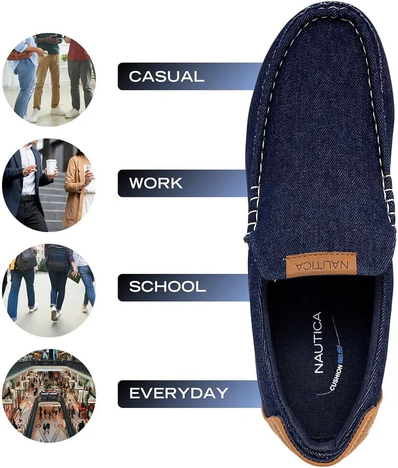 Лоферы Nautica, Indigo Denim — фото 3
