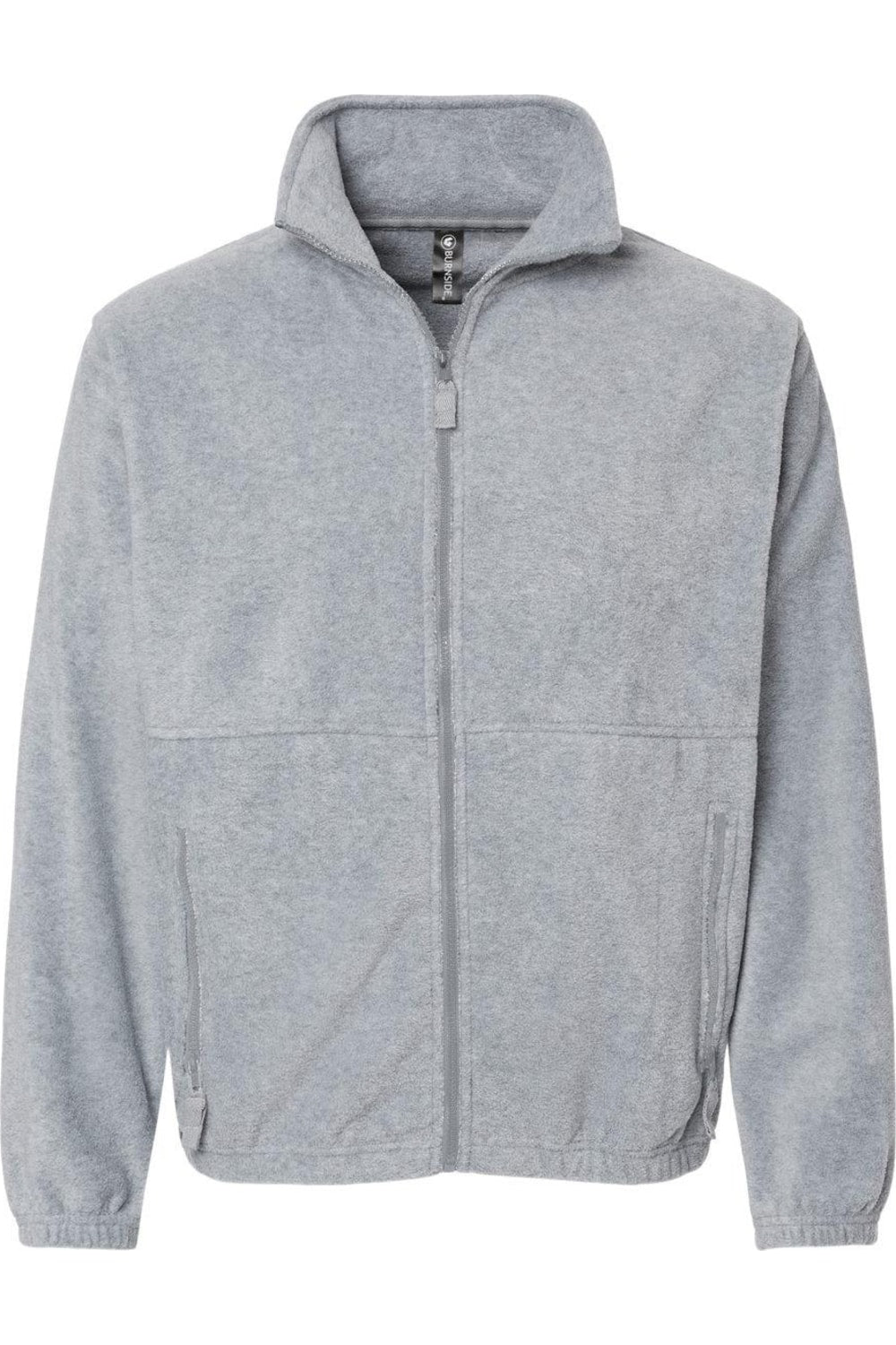 

Куртка Burnside Polar Fleece с застежкой-молнией на всю длину, цвет heather grey, Серый, Куртка Burnside Polar Fleece с застежкой-молнией на всю длину, цвет heather grey