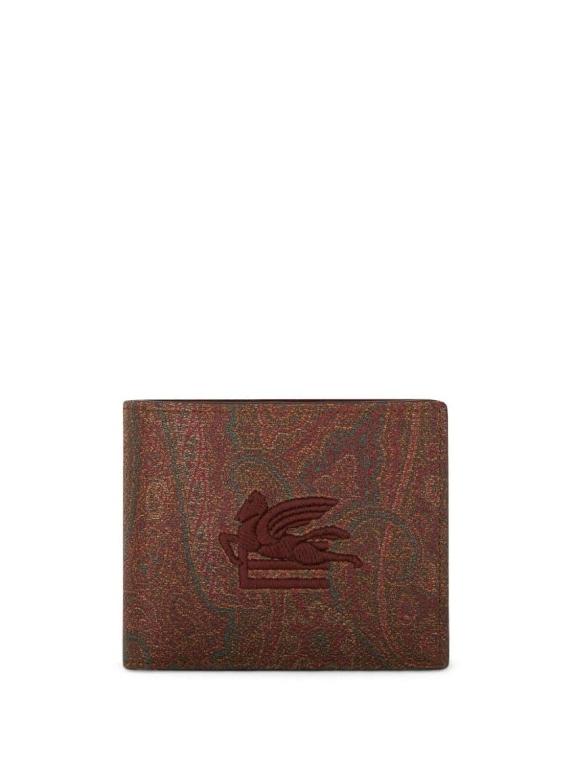 

ETRO жаккардовый кошелек с принтом пейсли, коричневый