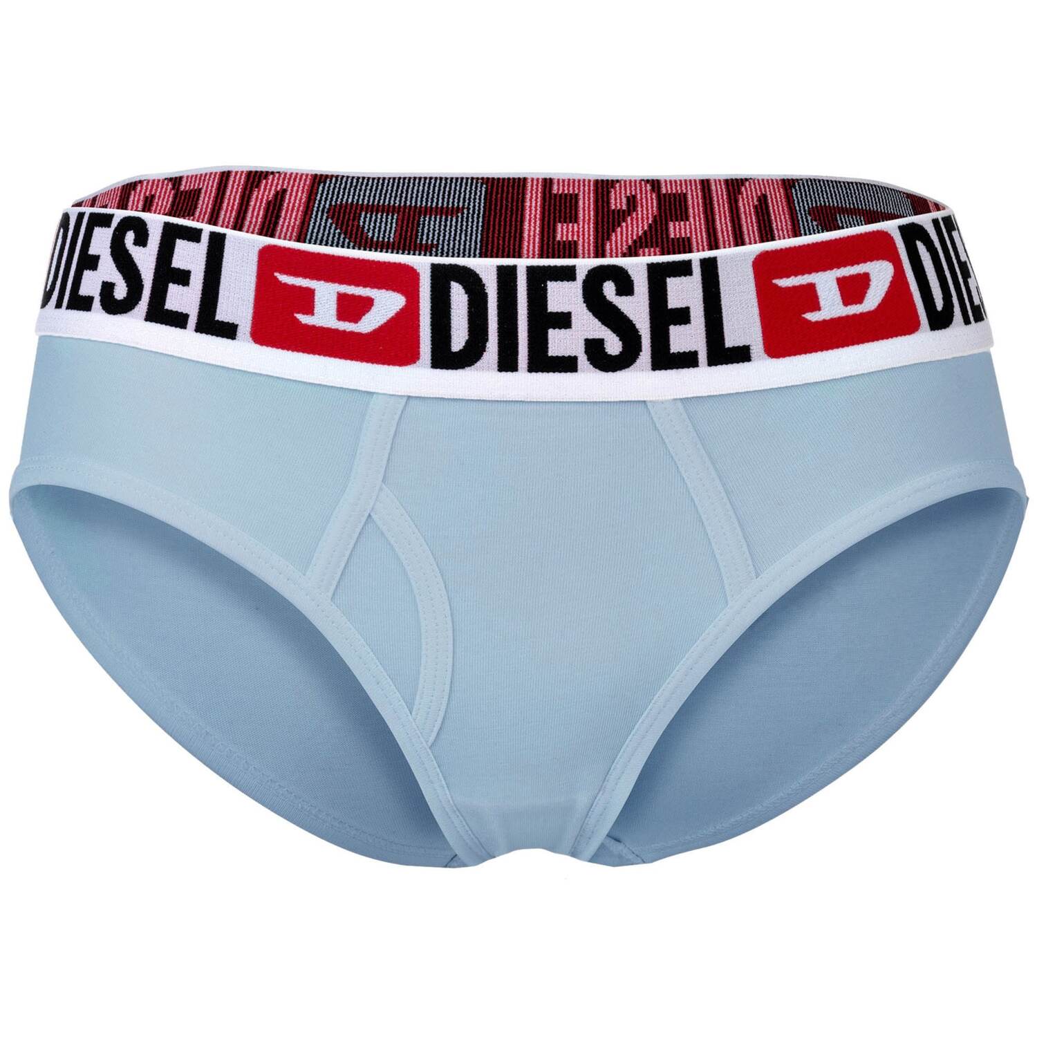 DIESEL Трусики 'Oxy' в светло-голубом, крапчато-сером, белом цветах — фото 2