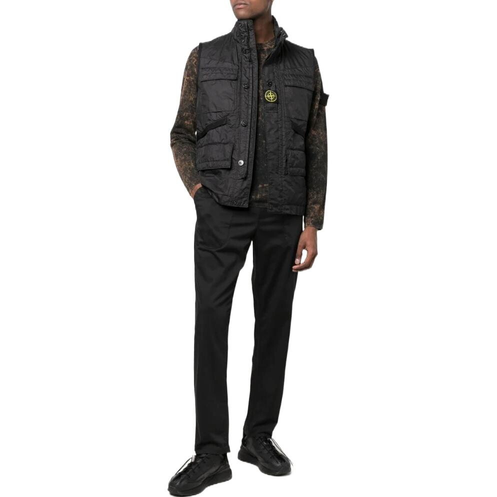 Штаны спортивные Stone Island Ghost Pieces мужские, черный — фото 2