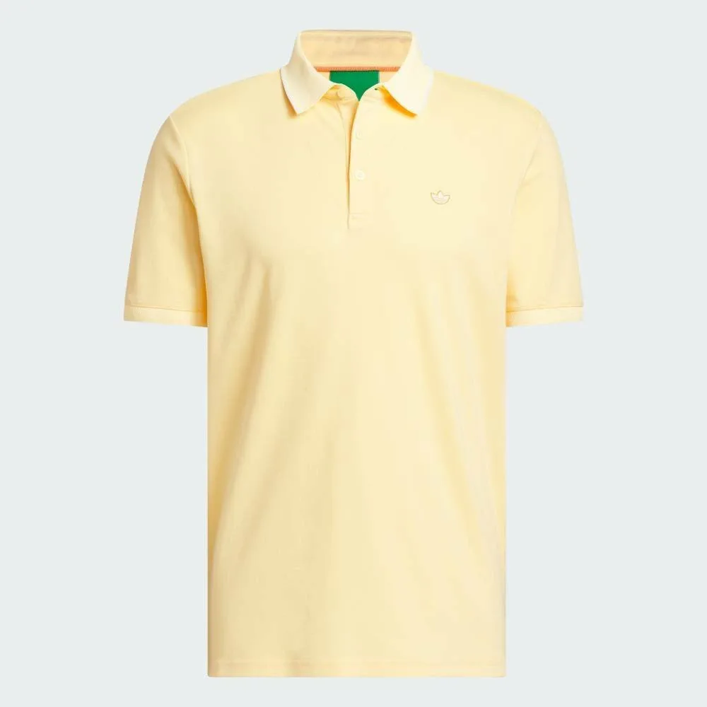 Футболка-поло Twist Knit с одним точечным логотипом и коротким рукавом Adidas, orange — фото 4