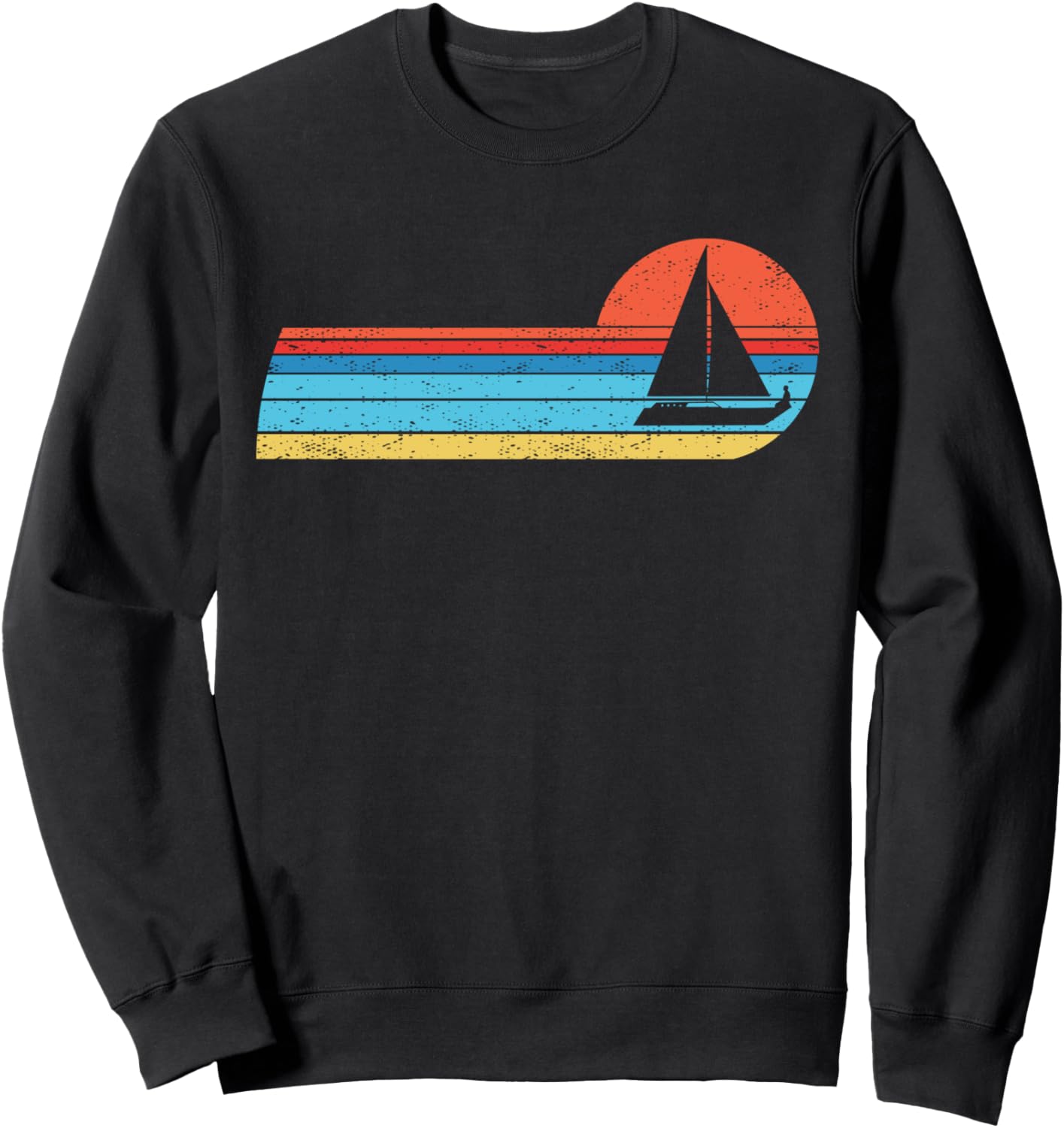 

Парусник, винтажный парусник, толстовка с парусником Click-Here For More Yachting Birthday Gift Shirts, черный