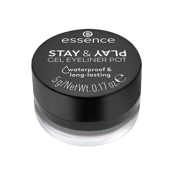 

Гелевая подводка для глаз ESSENCE Stay & Play Gel Eyeliner Pot, 01 Black