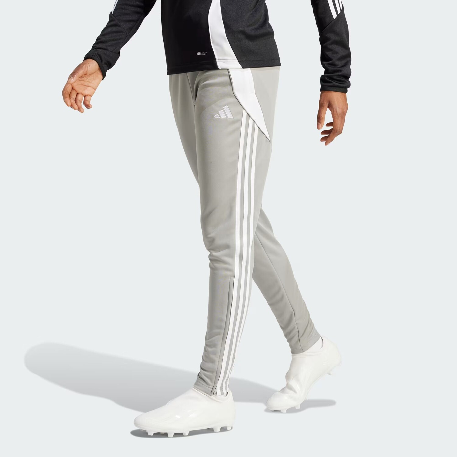 

Тренировочные брюки Tiro 24 Adidas, цвет Team Mid Grey/White