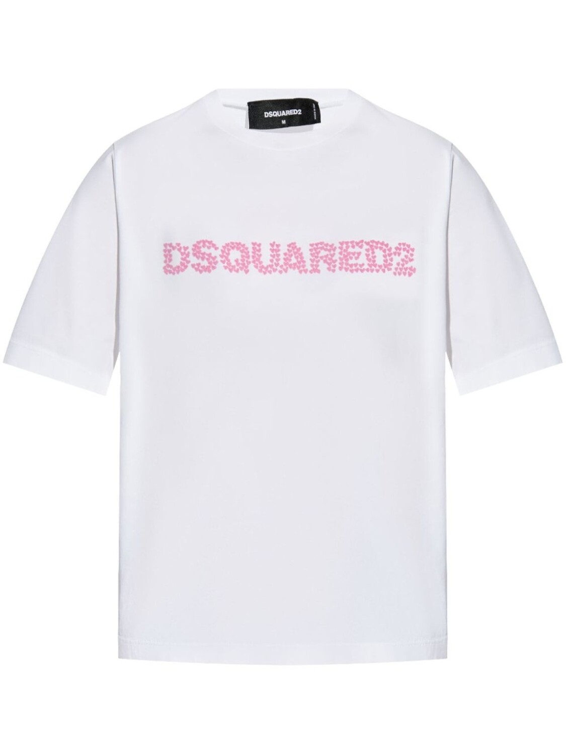 

DSQUARED2 футболка с вышитым логотипом, белый