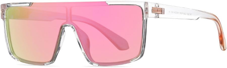 

Модные поляризованные солнцезащитные очки в полуободковой оправе с популярным зеркальным покрытием, предназначенные для вождения и защиты от УФ-излучения UV400 MUTYNE, Rose